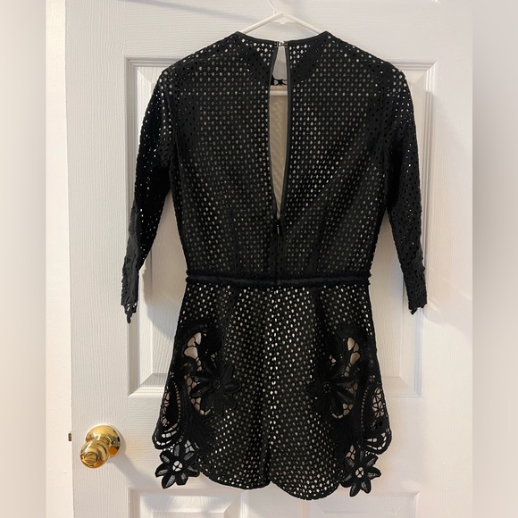 Saylor lace short romper - Picture 2 of 4